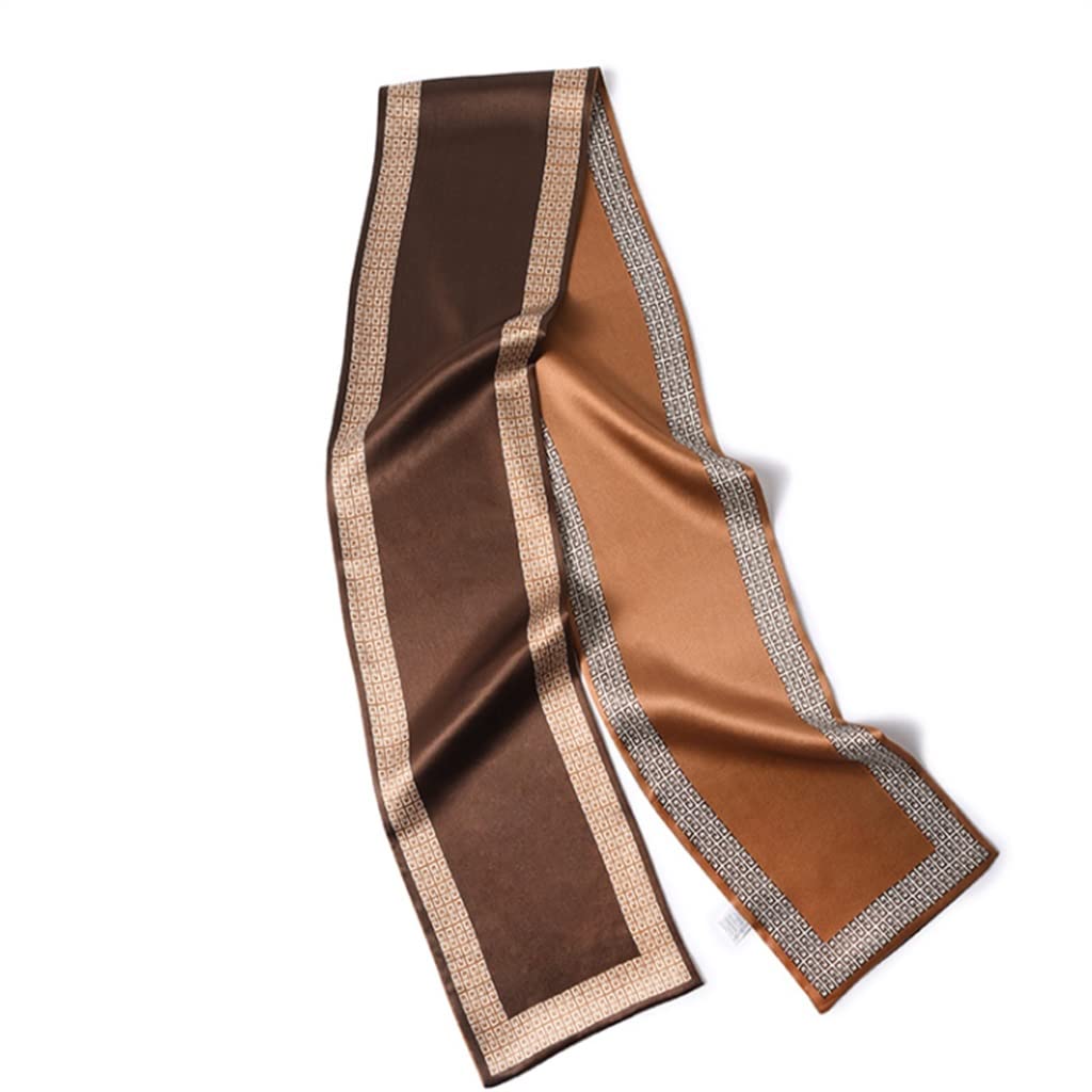 Camicia da Abito da Uomo Piccola Striscia Lunga di Sciarpa di Seta da Abbinare alla Sciarpa Sciarpa al Collo Sciarpa Autunnale e Invernale retrò