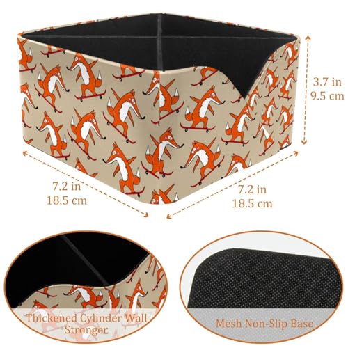 Porte-crayons Little Fox à 4 compartiments pour optimiser vos fournitures - 4