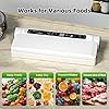 Food Vacuum Sealer Machine, 75KPA Strong Suction, Dry/Wet Modes, 20 Vacuum Seal ... #3
