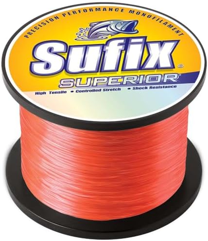Sufix Superior 12 lb Neon Fire 1100 Yds