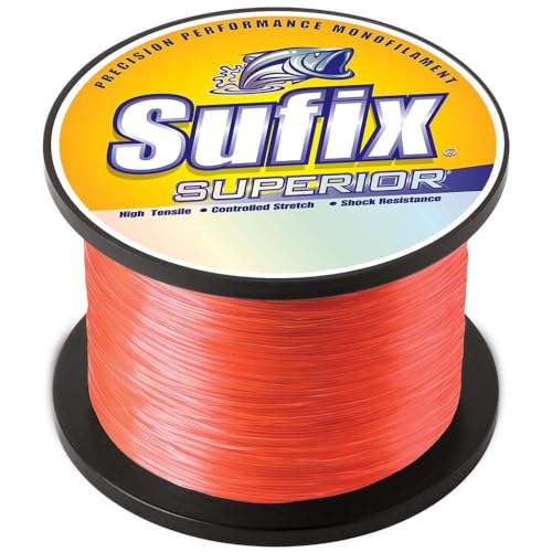 Sufix Unisex-Erwachsene 636-112 Superior, 5,4 kg, Neonfeuer – 1100 Yds, Neon Fire, Rauchblau, transparent, hohe Sichtbarkeit, One Size Sufix Unisex-Erwachsene 636-112 Superior, 5,4 kg, Neonfeuer – 1100 Yds, Neon Fire, Rauchblau, transparent, hohe Sichtbarkeit, One Size