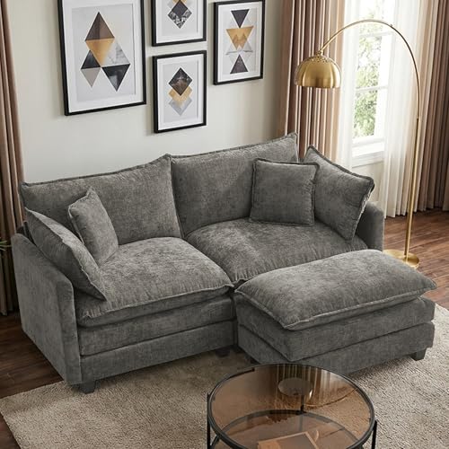 OwgeinSet 78” Modular Sectional Sofa, L Shaped Cloud Couch with