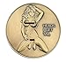 Good Luck Pin Up Babe Heads and Tails Flipping Challenge Coin by Thompson Emporium