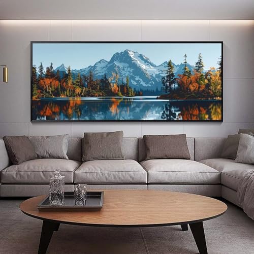 Loisir Créatif Anti Stress Adulte Peinture Diamant Grand Format 120x50 cm Contre l'Anxiété
