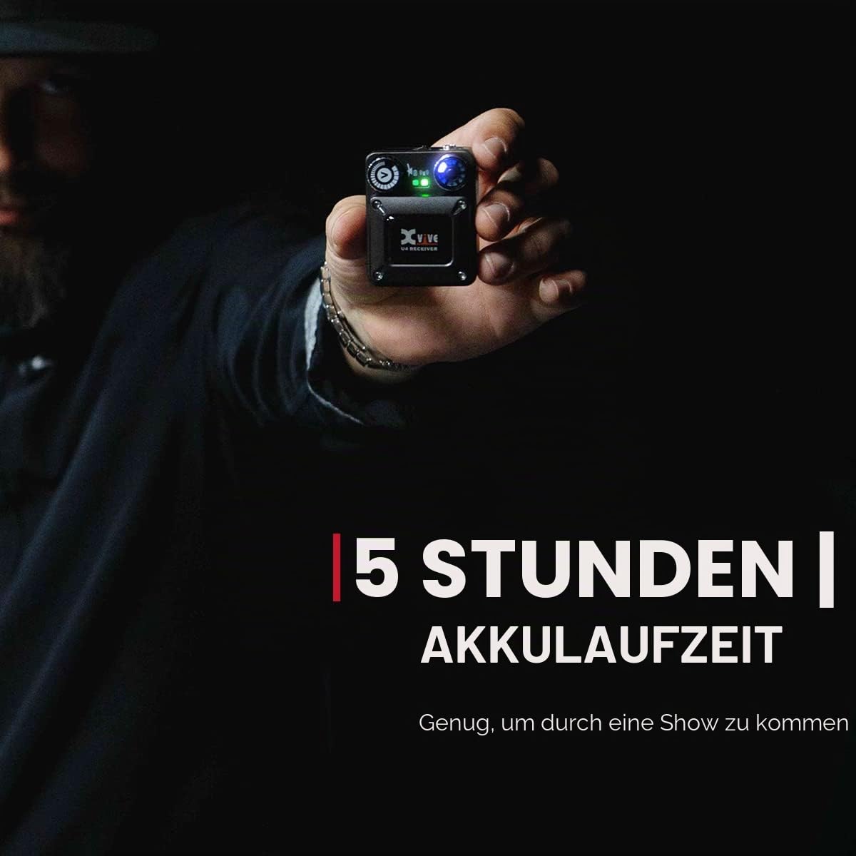 Xvive U4R Drahtloses In-Ear-Monitor System Nur Empfänger