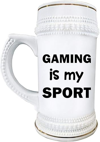 Funny Gifts for Game Developer Designer Beer Stein Mug 22oz Ceramic Novelty Drinkware - Video Gaming Design Dev Team Development Cute Gag Idea -