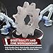WOOSTAR Motorcycle 428-11T Front Sprocket 17mm for 50cc 70cc 90cc 110cc 125cc Dirt Pit Bike Mini Bike ATV 4 Wheeler Moped