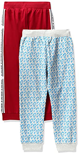 Image of Amazon Brand - Symbol Boy's Regular Casual Pants (SS21-SM-BJOG-PO2-076 Multi 6 3-4 Years)