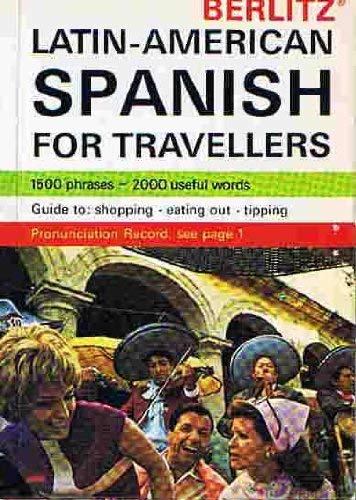 Berlitz Latin American Spanish for Travellers: Berlitz Publishing ...