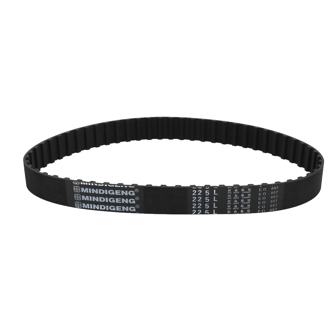 Aexit 225L 60 Electrical equipment Teeth 20mm Width 9.525mm Pitch Stepper Motor Rubber Timing Belt Black