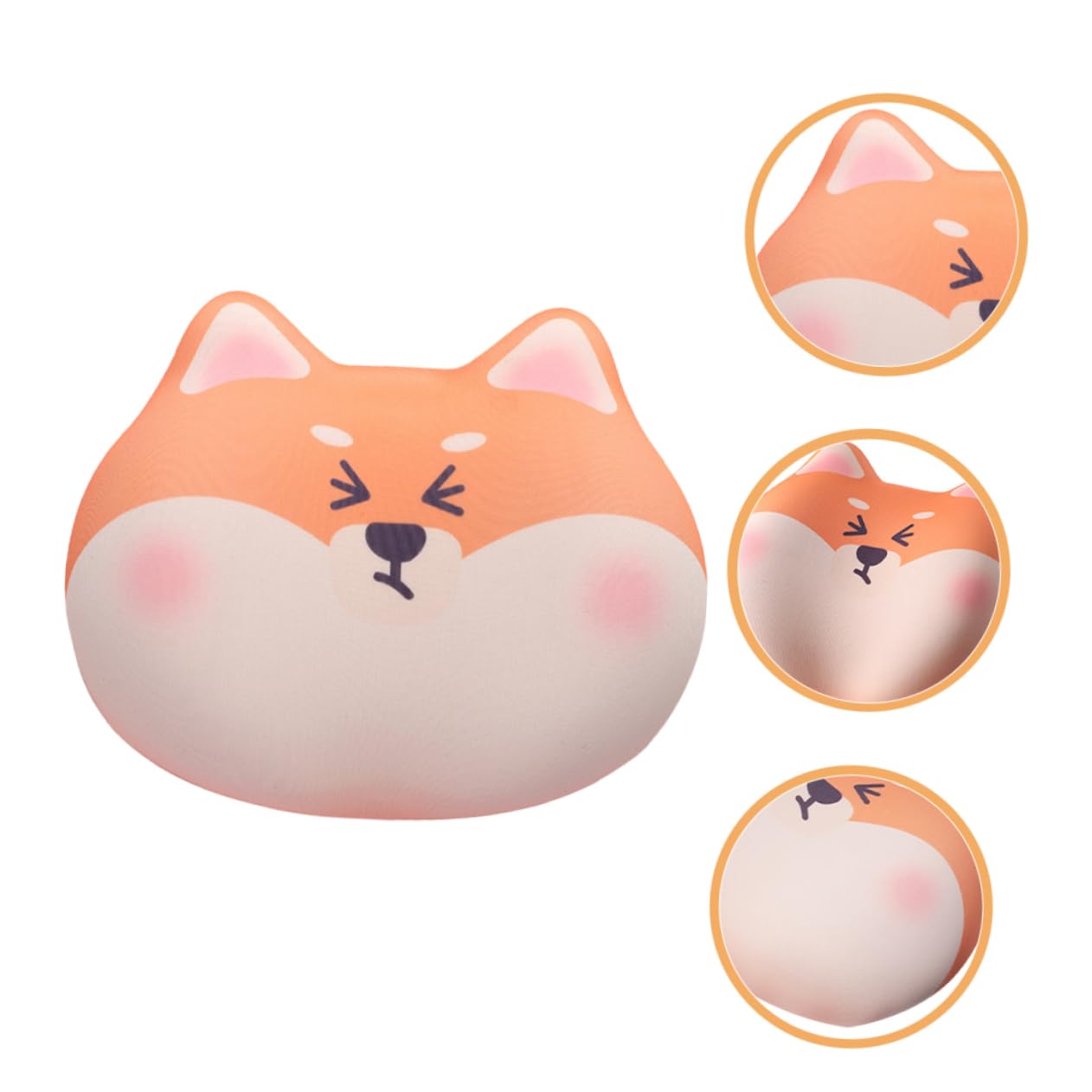 SHINEOFI 5 Pièces Coussin de Poignet Souris Ergonomique avec Motif de Chien Support Antidérapant pour Bureau Réduit Fatigue Poignets pour Claviers et Souris