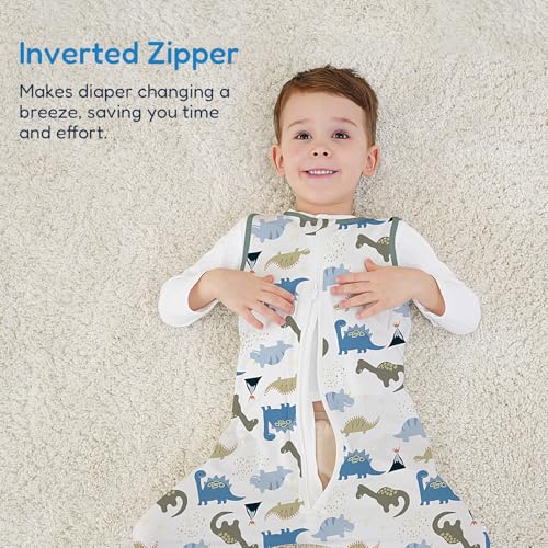 Image of TotAha Toddler Sleep Sack with Legs, 0.5 TOG Light and Soft Baby Sleeping Bag, Walker Sleep Sack for Babies 12-24M, 2T-3T