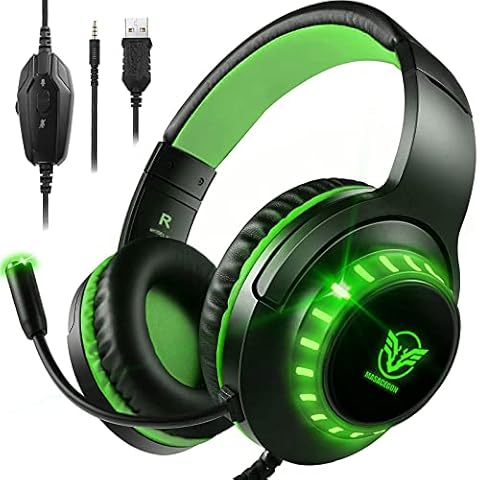 Casque Gaming Pacrate avec LED Cover