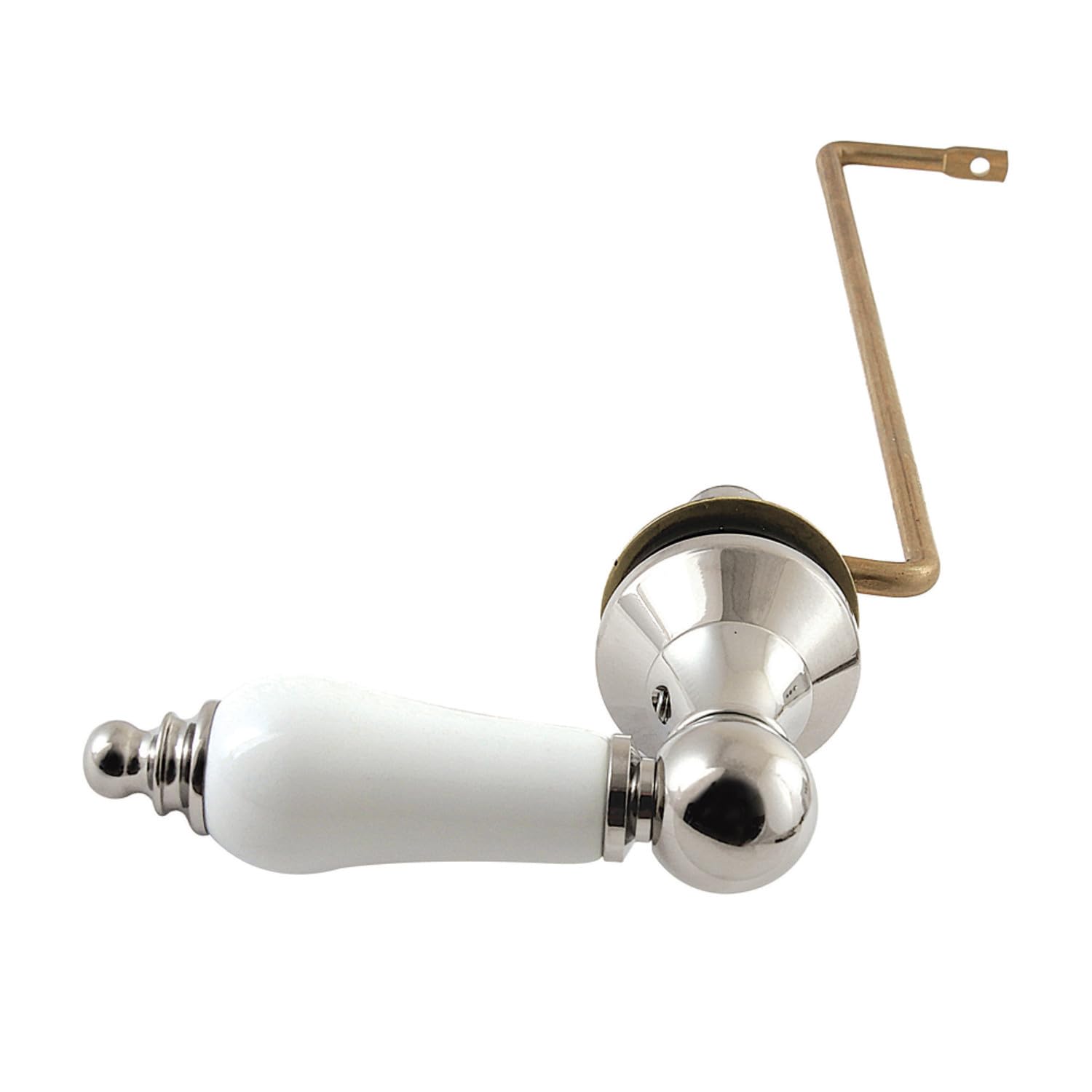 Levier de réservoir Kingston Brass KTPLS6 anti-corrosion pour WC et poignée porcelaine