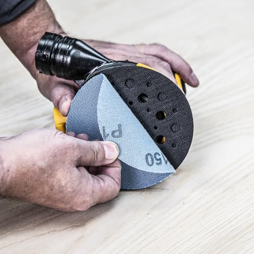 Trend Pad Saver 125 mm für Exzenterschleifer, 2 Stück, Klett-Zwischenschicht zum Schutz der Stützteller und Verlängerung der Lebensdauer, AB/PAD/125