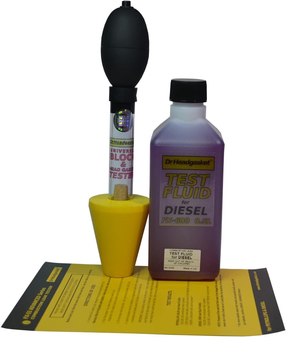 COMBUSTION LEAK KIT - PETROL DIESEL HEAD GASKET & BLOCK FX-53 100ml