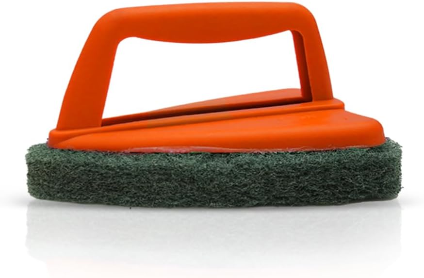 Gala Iron Bull Floor Scrub Pad, Bathroom Tile and Floor Cleaning Brush