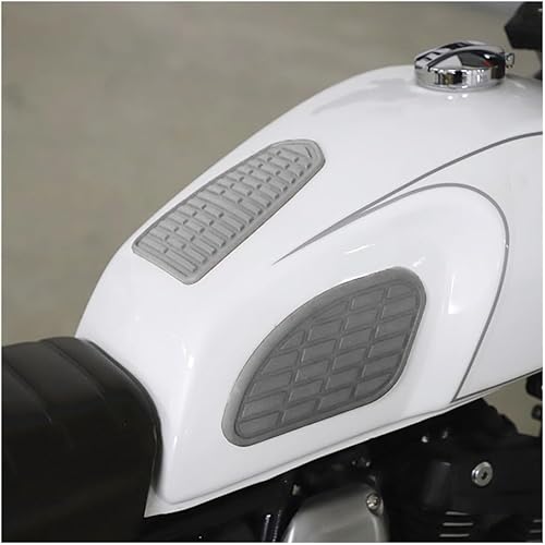 Miniatura 7 de Motocicleta Cafe Racer Tanque de combustible Almohadilla lateral de tanque de gasolina Adhesivo protector de agarre de rodilla Paneles laterales