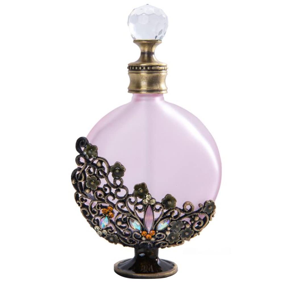 Bottiglia di profumo, bottiglia di nebulizzatore Bottiglie di profumo vintage da 30 ml Riutilizzabili Mini Bottiglia di profumo di cristallo vuota Fiala di profumo in vetro for la decorazione della ta