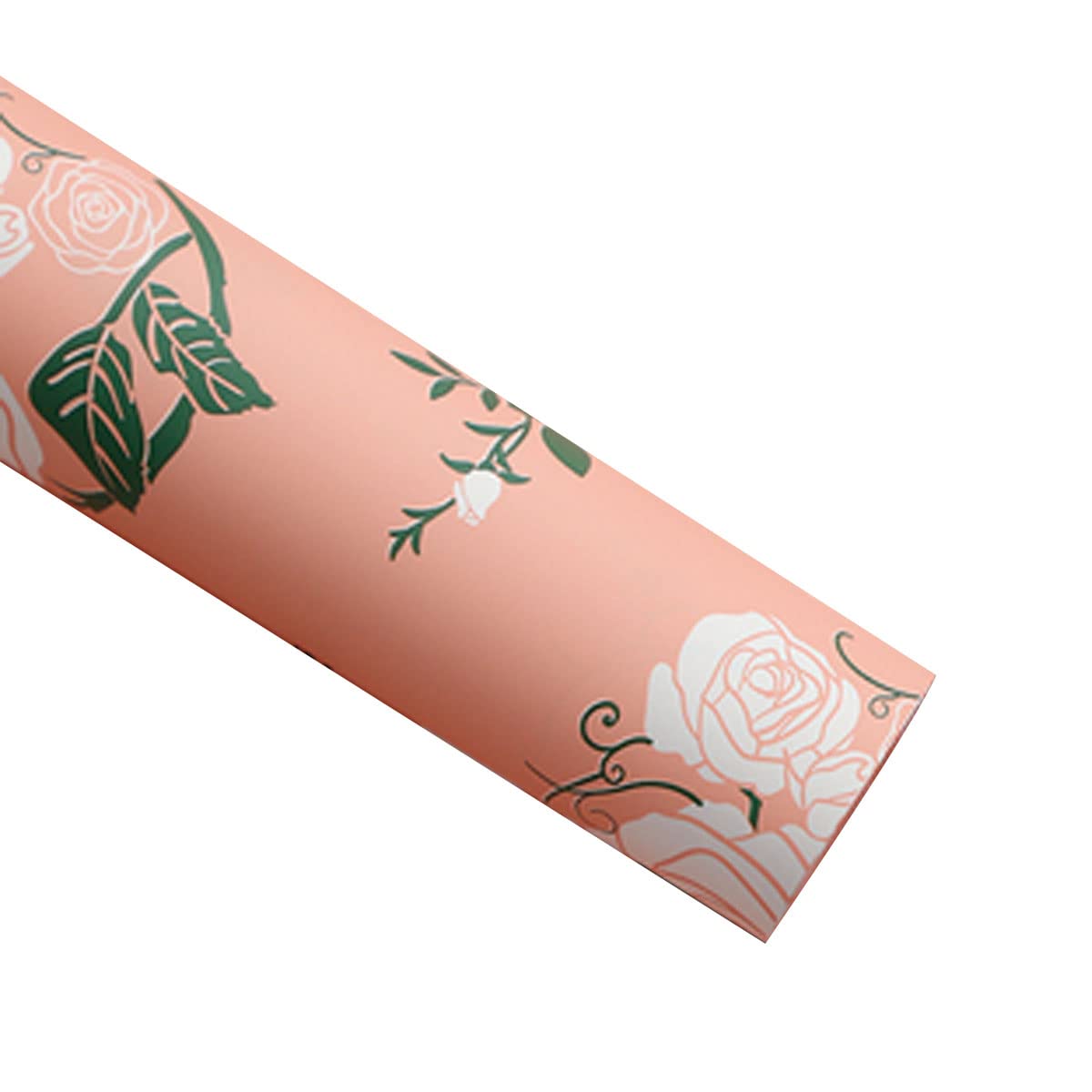 Papier kwiatowy na bukiety, papier do pakowania kwiatowy papier do pakowania bukiet świeżych kwiatów opakowanie na prezenty, kwiaty, pomarańczowy(Size:Sakura Pink)