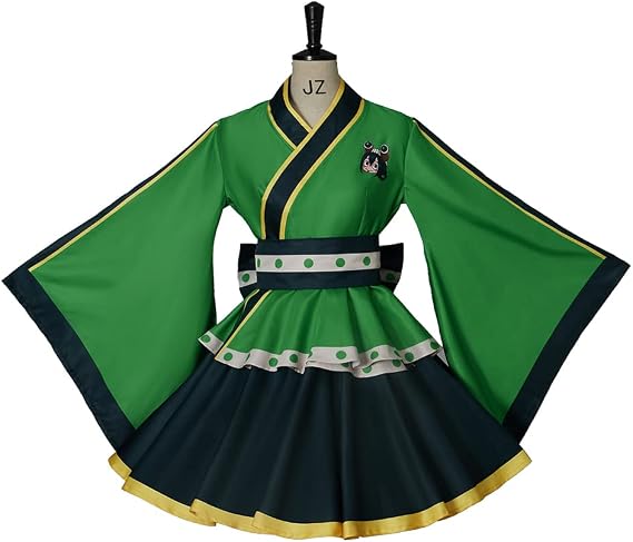 WOSHOW Anime Hero Cosplay Costume Women Battle Lolita Kimono Dress Halloween Suit