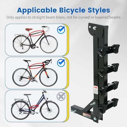 MaxxHaul 4-Bike Swing Down Rack