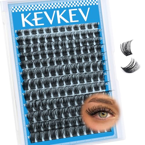 Extensions de cils individuels premium doux et souples courbe D mix de longueurs 8 à 18 mm