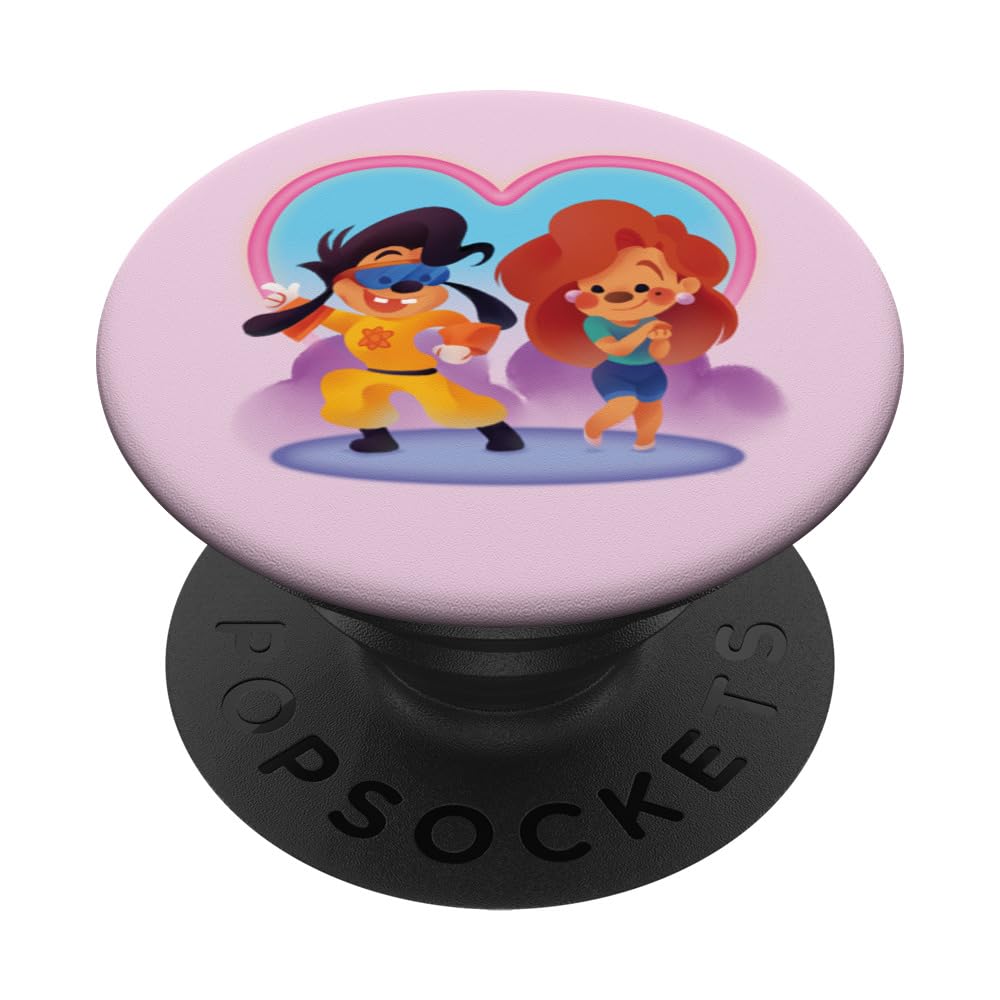 Disney A Goofy Movie Cute Valentine’s Day Max & Roxanne PopSockets Adhesive PopGrip