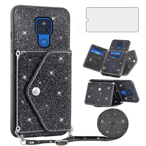 Protection Moto G Play 2021 XT2093DL étui portefeuille et vitre