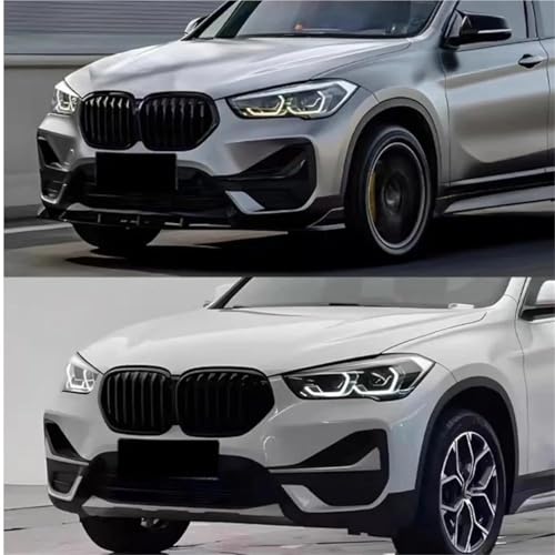 Calandre noire brillante pour BMW X1 F48 LCI finition luxe