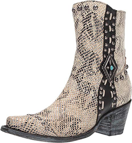 Old Gringo Women's Four Winds Fashion Booties Snip Toe White 7 1/2 M #TOP15