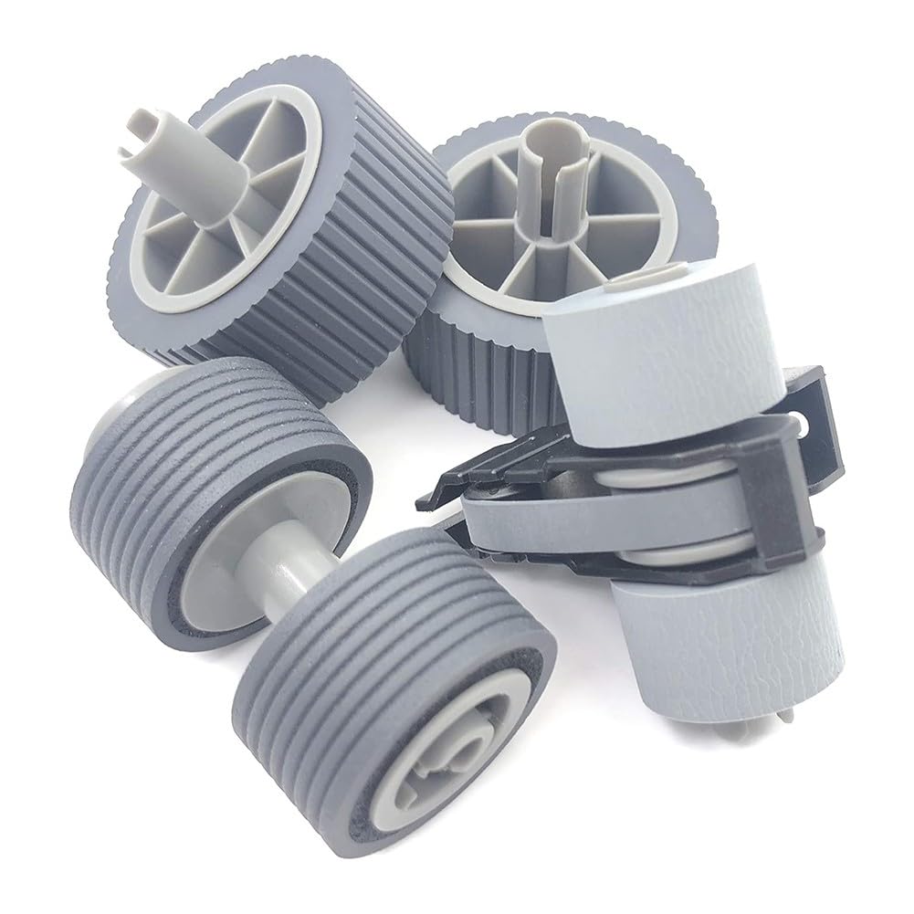 Pick Brake Roller Set PA03740-K010 K011 per Fujitsu fi-7600 fi-7700 fi-7700S Scanner, materiale ABS, compatibile con fi-760LA fi-760JY