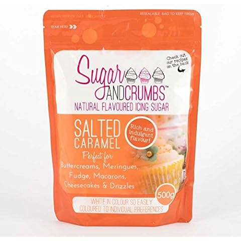 Sugar and Crumbs Salted Caramel Icing Sugar 500g Cover