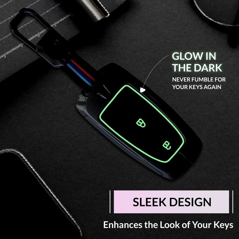Image of NEODRIFT 'KeyShield' Car Key Cover for Ford Aspire (Shape 1, 02 Buttons) (Durable, Stylish, and 360 Protection)