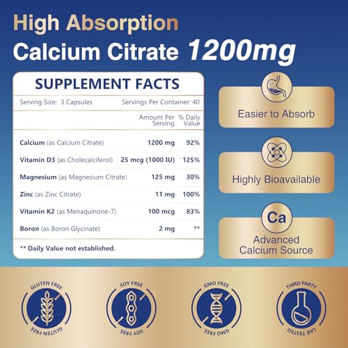 Nature Target Calcium Citrate Capsules