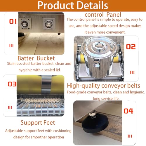 Commercial Crepe Roller Machine Electric