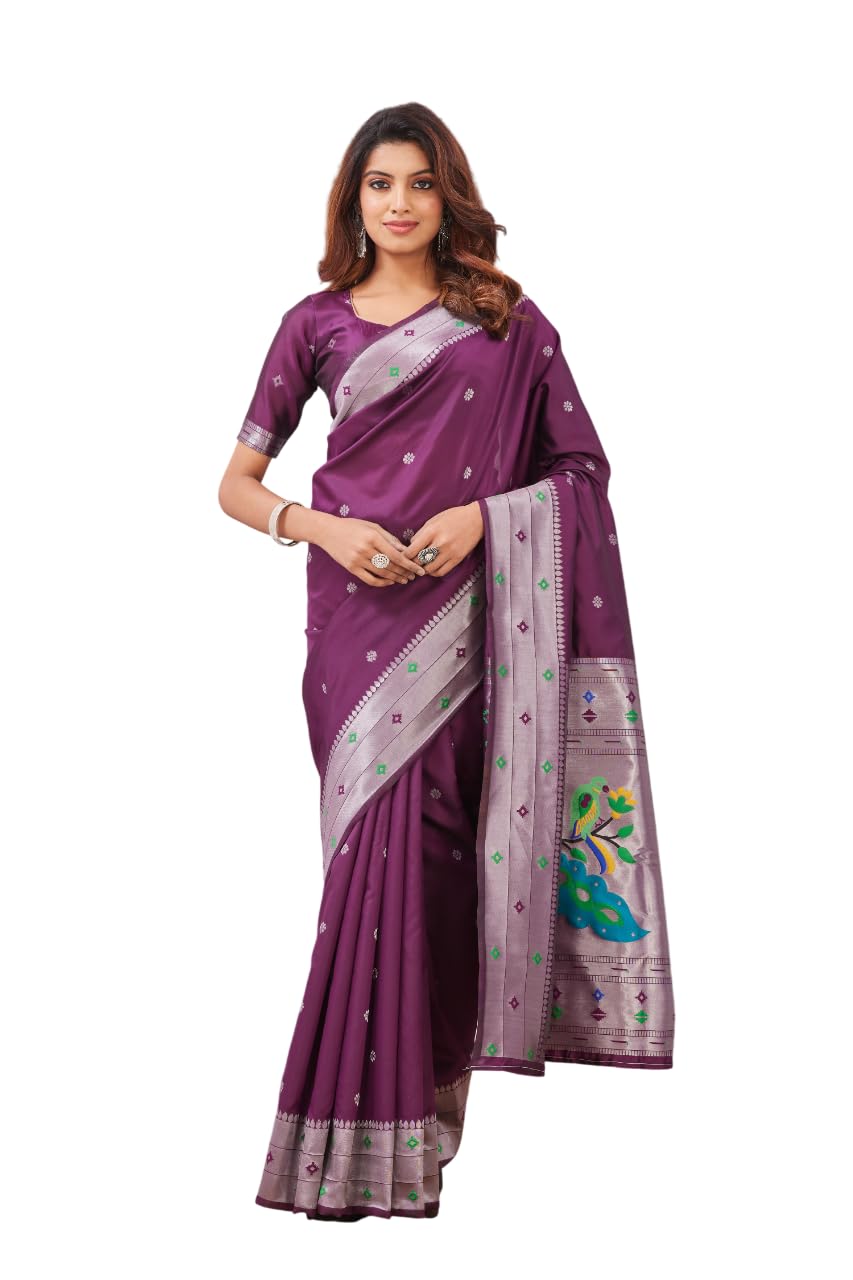 satika vastram Tussar Silk Kanjivaram Saree Soft Zari Weaving Beautiful Border And Rich Pallu With Blouse Piece-picture-23