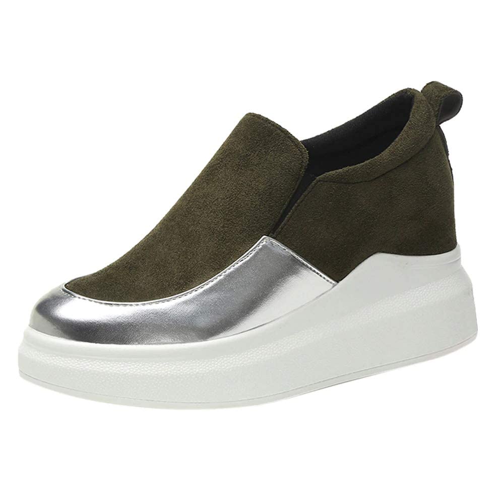 FASHIMO Stylish Premium High Top Slip On Sneaker Shoes for Women Gudiya_Mehendi-37 (B09RGHW224) Amazon Price History, Amazon Price Tracker