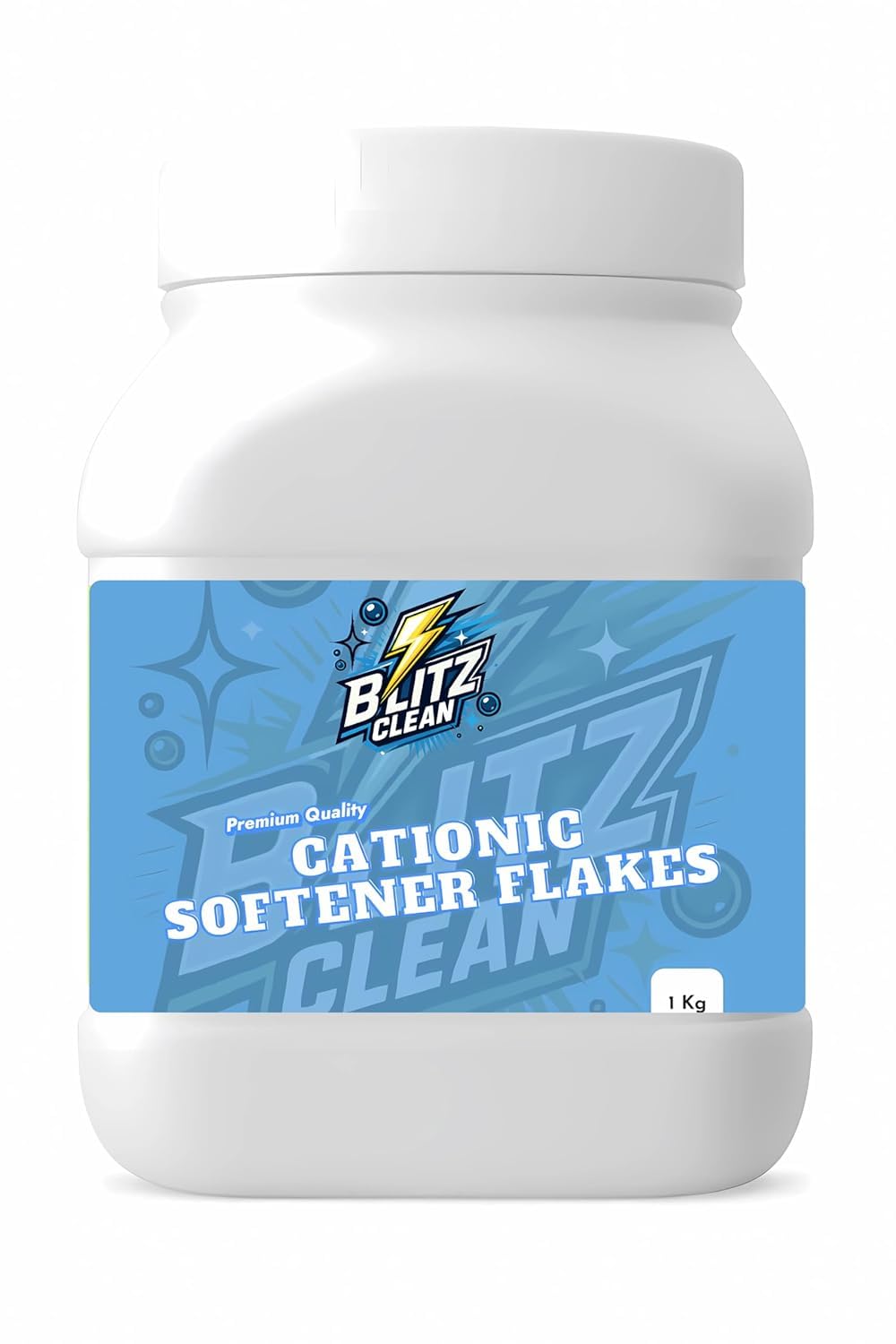 BLITZ CLEAN Cationic Softener Flakes for Laundry 1kg | Cold Water Softener Flakes | Industrial Grade | Boosts Softness, Tear Strength & Static Control | For Textile & Commercial Laundry Use-image-13