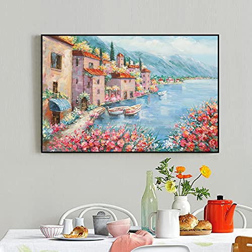Affiches 60x90cm sans cadre paysage abstrait pour grand mur vide