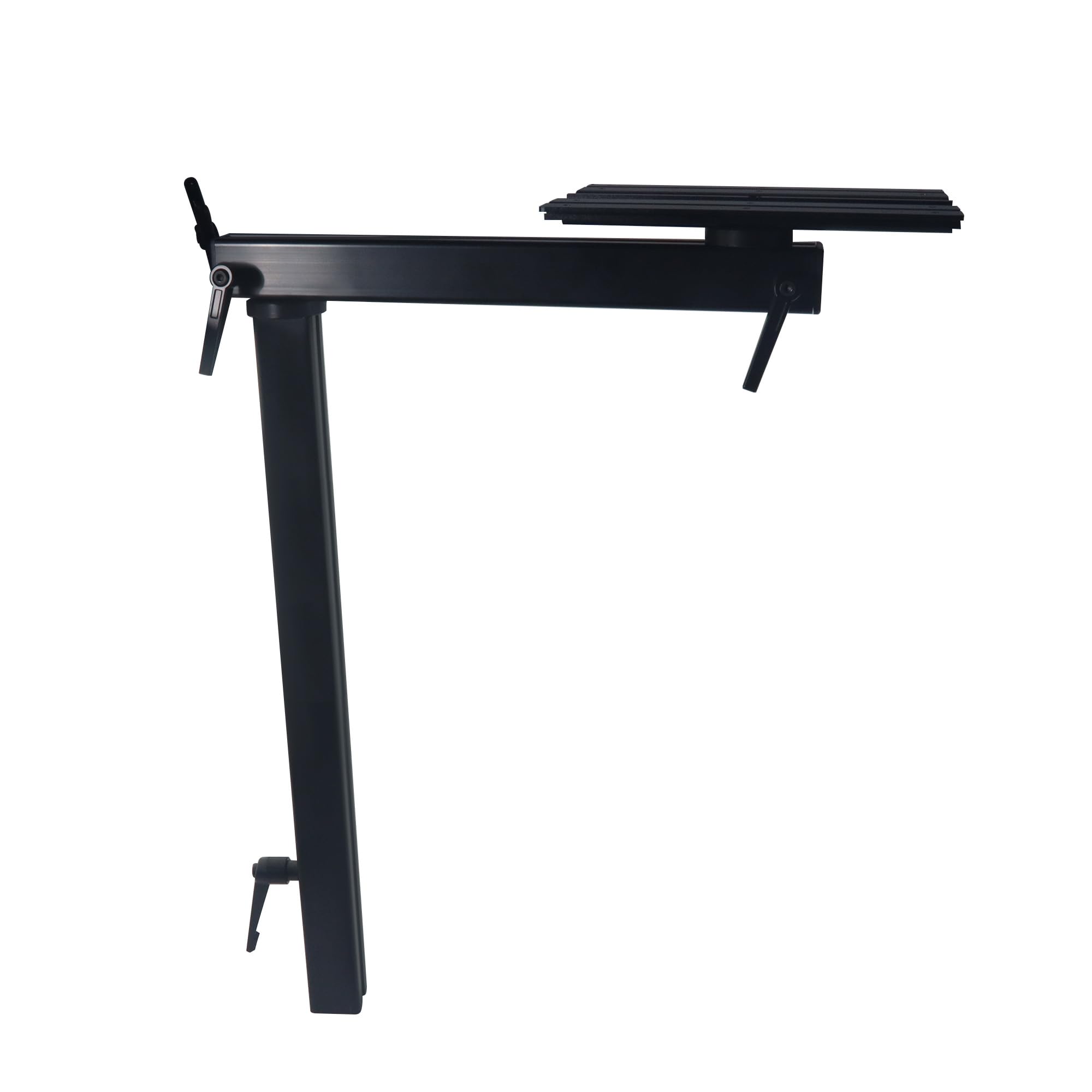 Abnehmbare Tischbeine aus Aluminium, 360 Grad drehbar und verstellbar, Tischbein Halterung für DIY Möbel, Wohnmobil, Caravan, Boot, Yacht, Sofa und Wand（nur Tischbein）