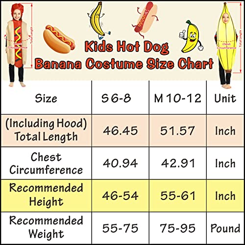 Disfraz infantil de banana o perro caliente Raberto Kids miniatura 7