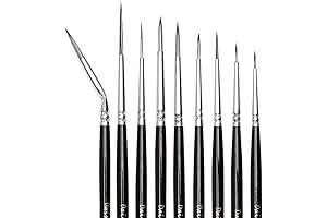 The aiex 9-Piece Fine Detail Paint Brush Set: Unlocking the World of Precision