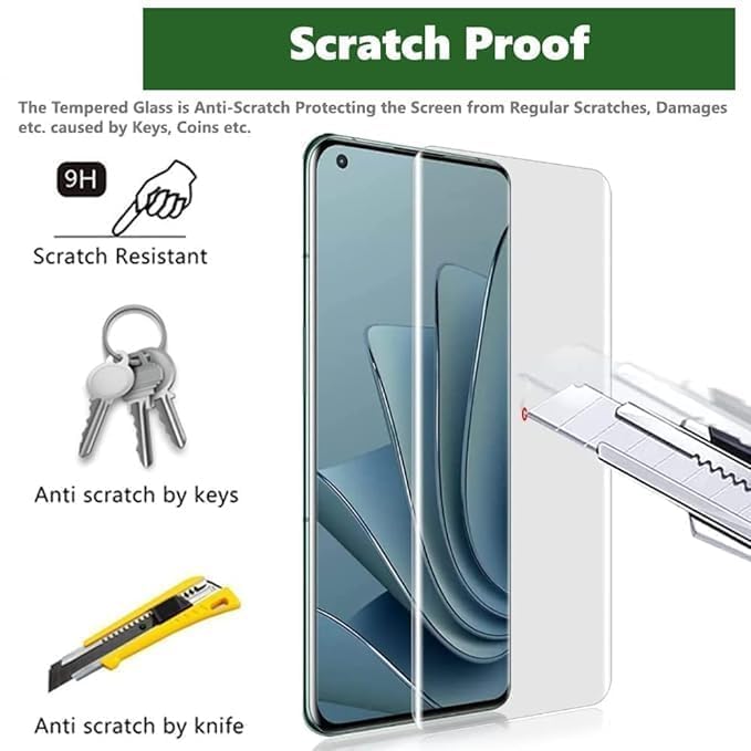 Image of CRUNK HD+ UV Tempered Glass For VIVO T3 ULTRA | | Full Adhesive with installation kit