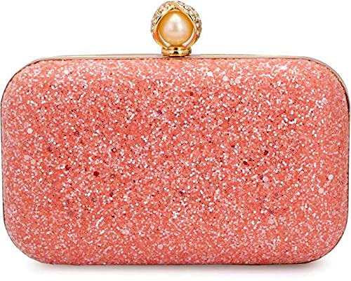 TOOBA Handicraft Hand Embroidered Box Clutch Bag Purse for Bridal, Casual, Wedding Bag for Women & Girls