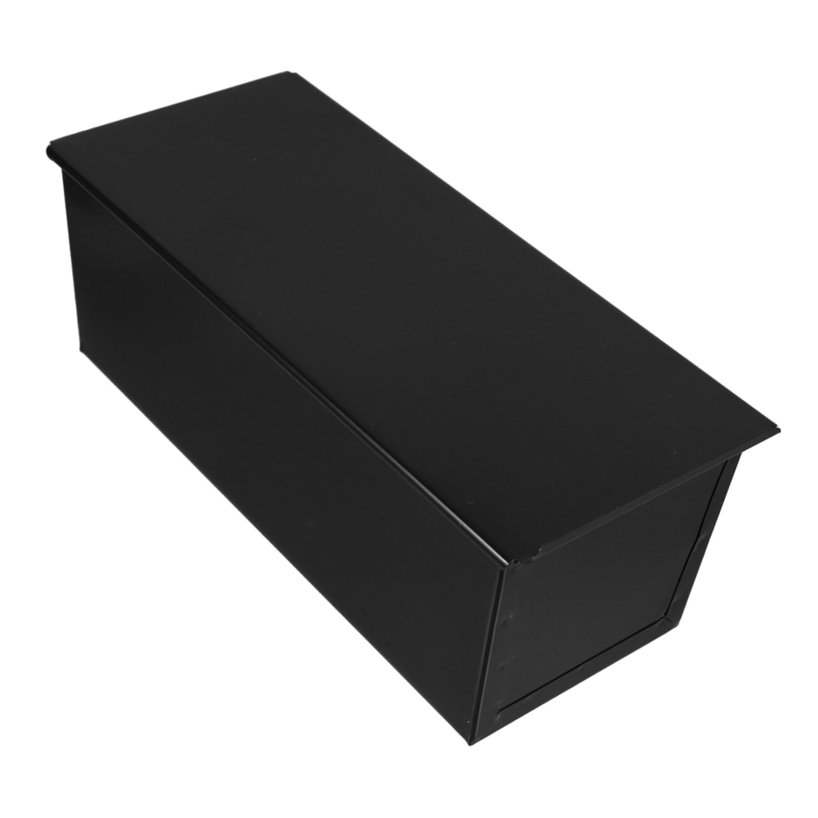 Toyvian Schwarze Metall Kastenform mit Deckel Antihaftbeschichtete Brotbackform für Toast und Brot 1000g Kapazität für Backen zu Hause in Küche