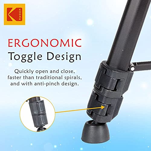 Kodak T340 (72.83 Inch) Tripod for DSLR, Camera |Operating Height: 6.06 Feet | Maximum Load Capacity amazinggiftidea-com