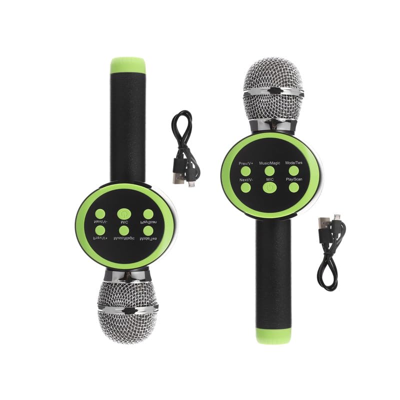 Image of TRIDEO Karaoke crophone and Speaker Set for Home Entertainment. Kid-Friendly cropho with Portable Speaker, Perfect for Karaoke Parties, Birthday Celebrations, and Music Enthusiasts