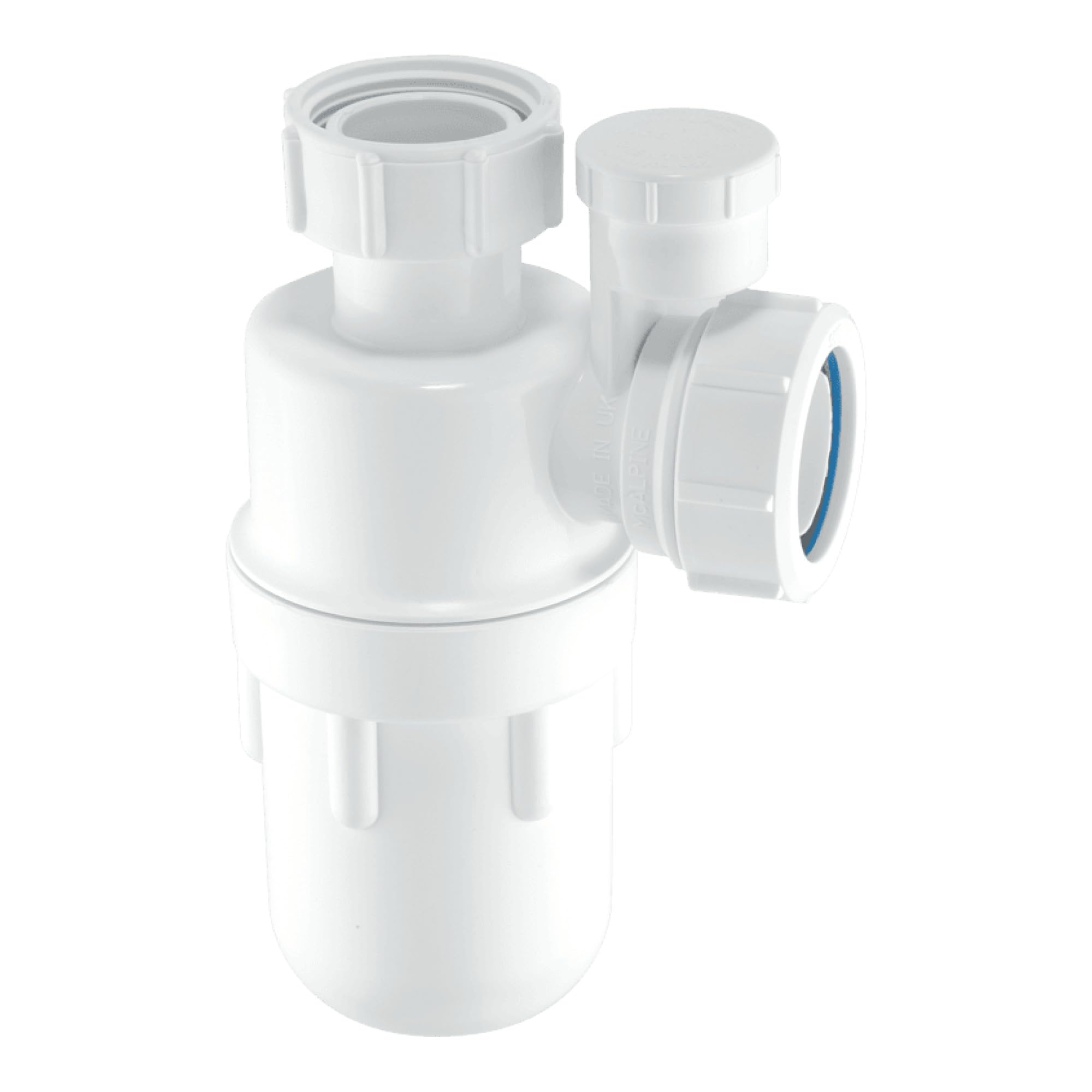McAlpine C10V Anti-Syphon Bottle Trap-1.5 inch, White