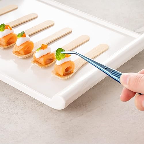 Miniatura 6 de Restaurantware Eco Luxe - Cucharas de degustación de 3.5 pulgadas, 100 cucharas desechables para helado, resistentes para alimentos calientes y